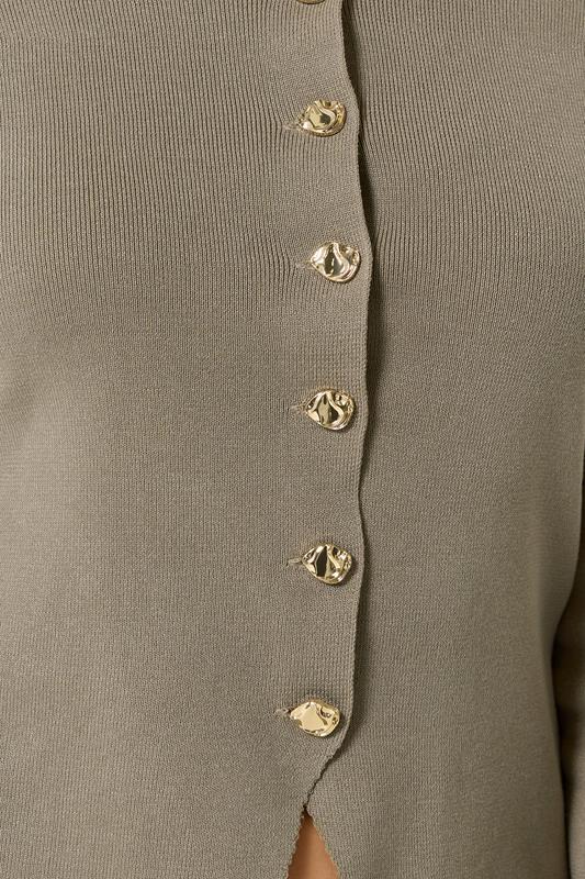 LTS Tall Women's Mocha Brown Button Cardigan | Long Tall Sally 4