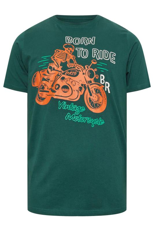 BadRhino Big & Tall Vintage Motorcycle Graphic T-Shirt | BadRhino 3