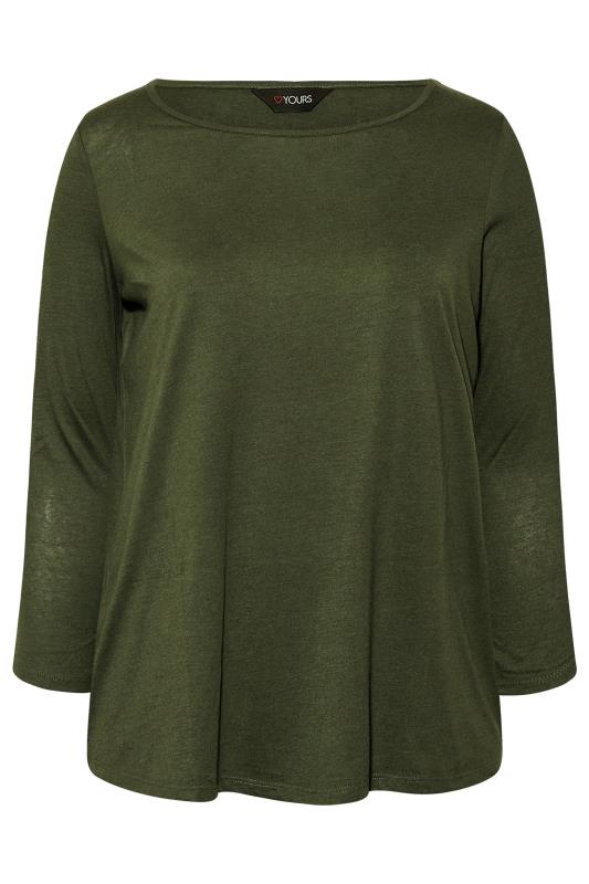 Curve Forest Green Long Sleeve T-Shirt 6