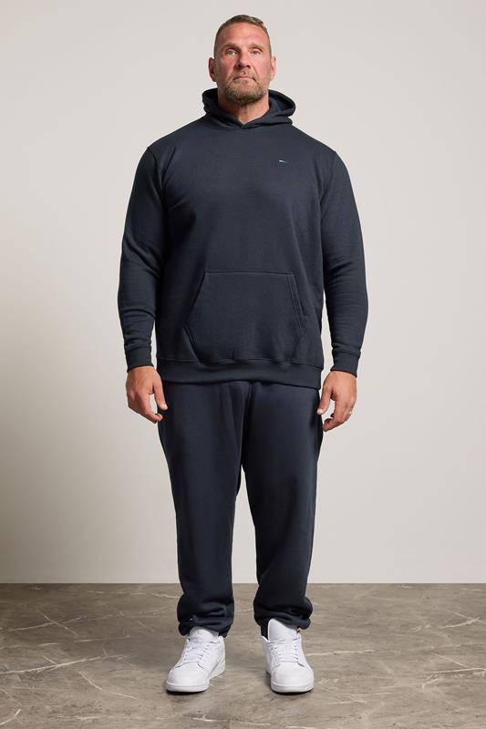BadRhino Big & Tall Navy Blue Hoodie & Jogger Set | BadRhino 1