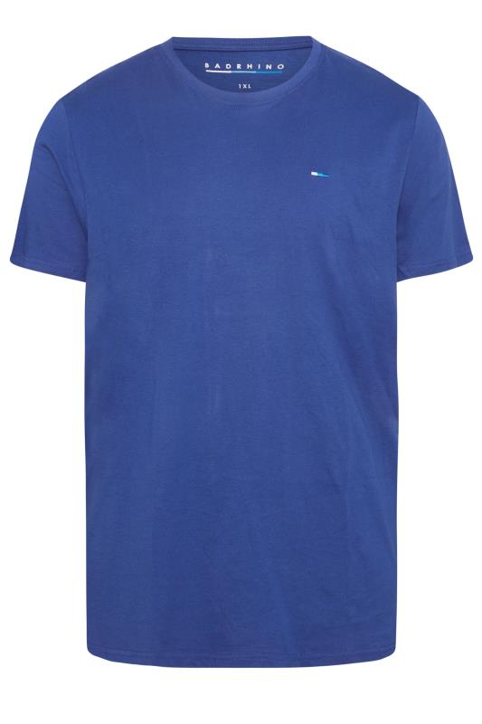 BadRhino Big & Tall Royal Blue Plain T-Shirt 3