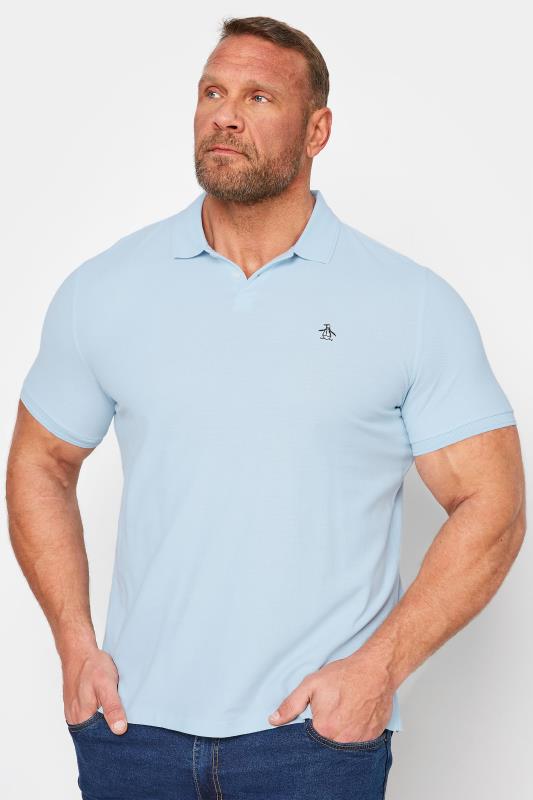  dla puszystych PENGUIN MUNSINGWEAR Big & Tall Light Blue Polo Shirt