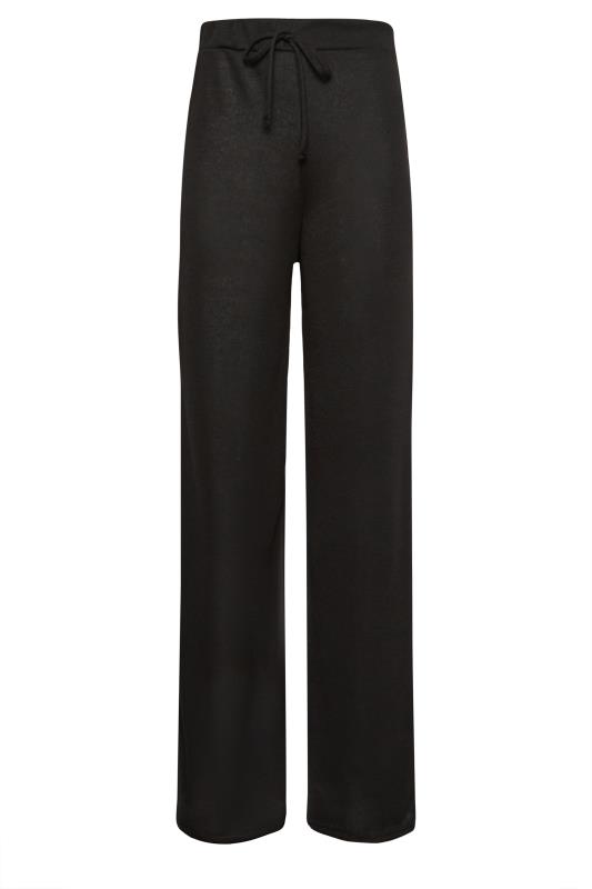 LTS Tall Black Knitted Trousers | Long Tall Sally 4