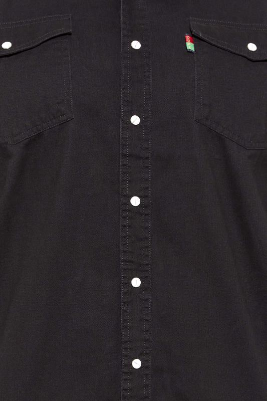 D555 Big & Tall Black Duke Denim Shirt | BadRhino 2