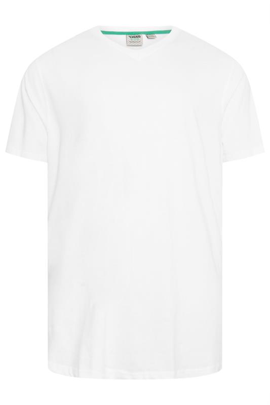 D555 Big & Tall White Short Sleeve T-Shirt | BadRhino 2