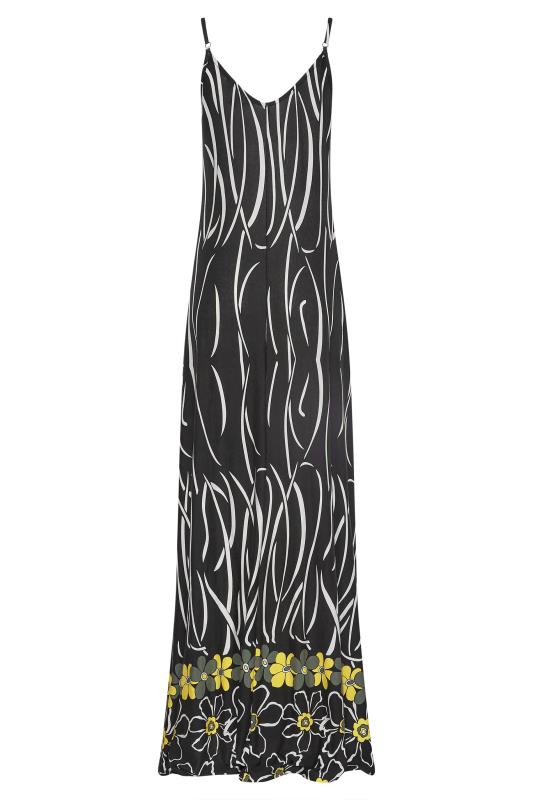 LTS Tall Black Floral Print Maxi Dress_Y.jpg