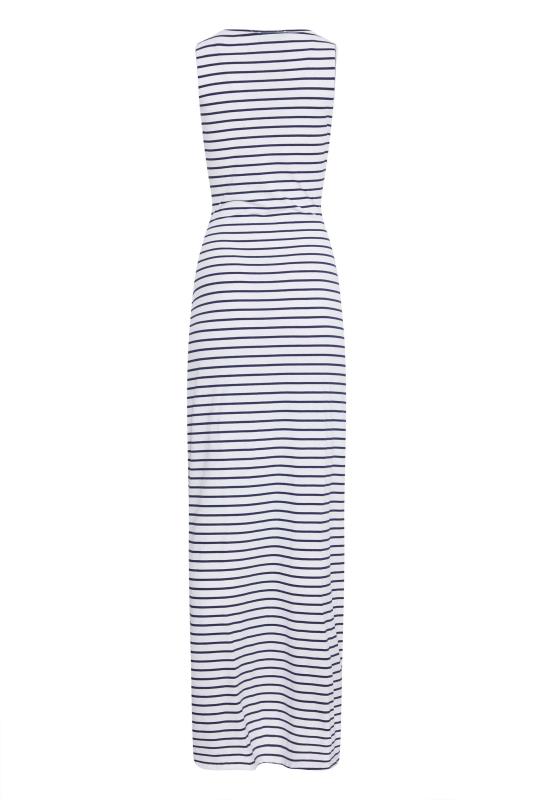 LTS Tall Black Striped Maxi Dress 7