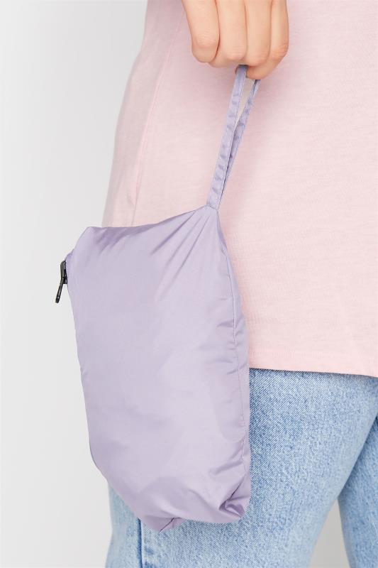 Plus Size Lilac Purple Pocket Parka | Yours Clothing 6
