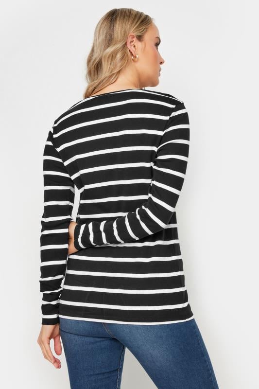 LTS Tall Women's 2 PACK Brown & Black Stripe Long Sleeve T-Shirts | Long Tall Sally 4