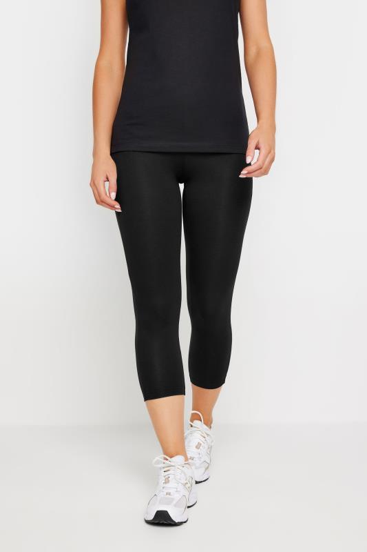 PixieGirl Petite Women's Black Basic Cropped Leggings | PixieGirl 1