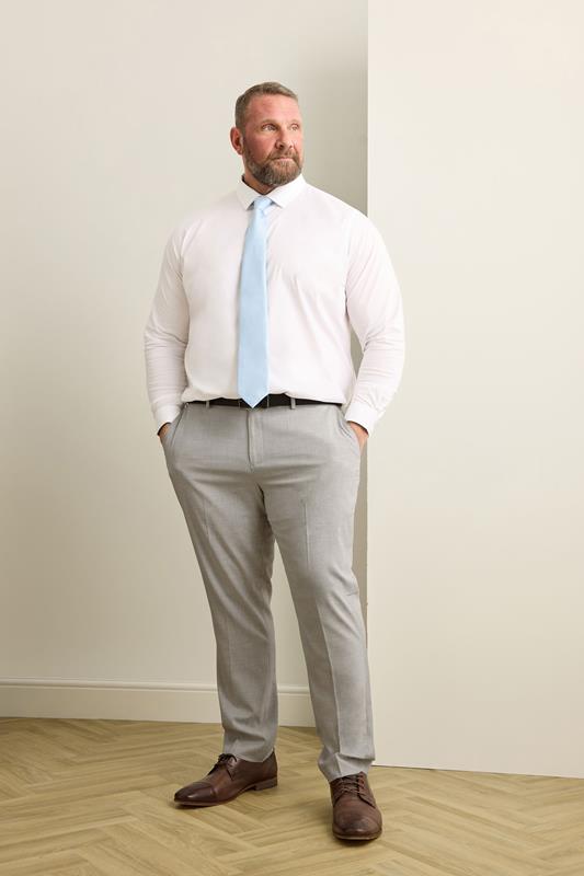  BadRhino Tailoring Big & Tall Pantalon de costume uni gris