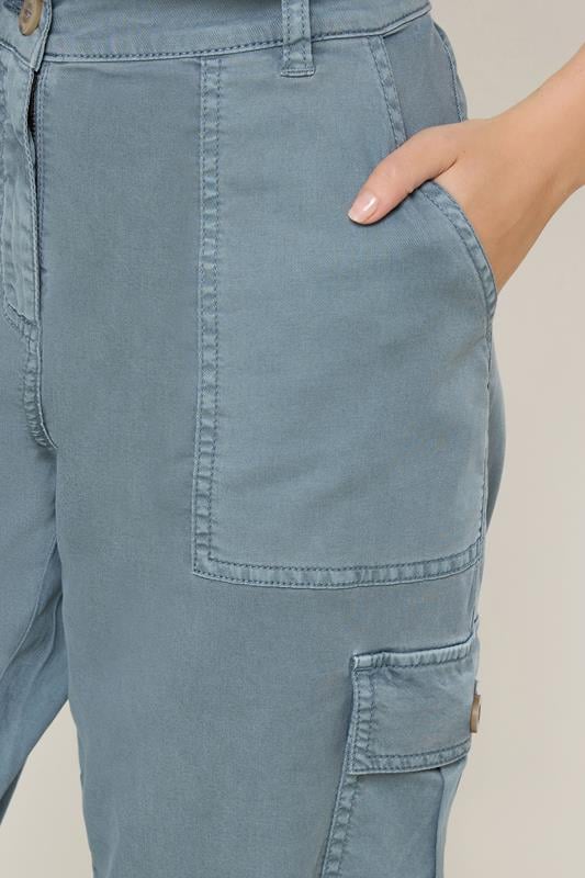 M&Co Blue Cargo Trousers | M&Co 4