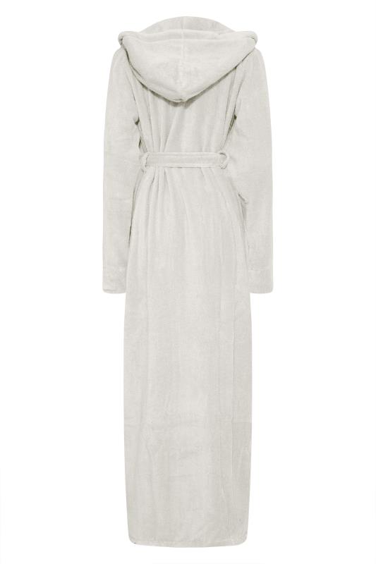 LTS Tall Women's Grey Hooded Maxi Dressing Gown | Long Tall Sally  7