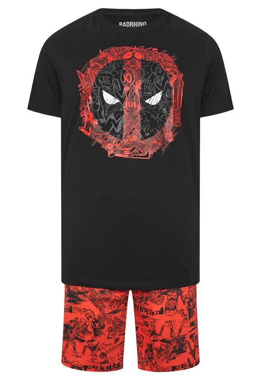 BadRhino Big & Tall Red Deadpool Pyjama Set | BadRhino 5