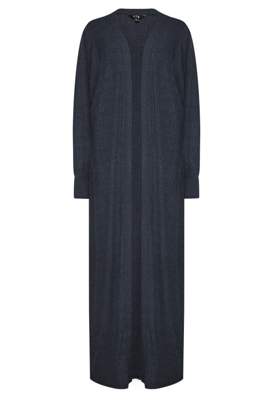 Tall Women's LTS Navy Blue Ribbed Longline Cardigan | Long Tall Sally 7