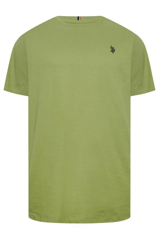 U.S. POLO ASSN. Big & Tall Green Short Sleeve Core T-Shirt | BadRhino 3