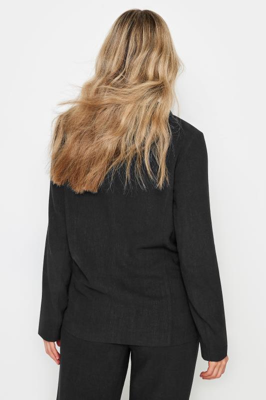 LTS Tall Women's Black Linen Blazer | Long Tall Sally 3