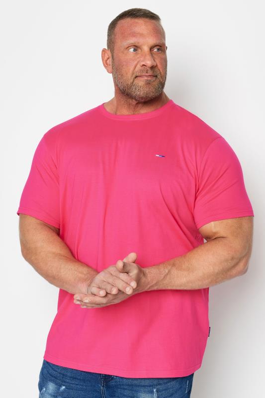  Grande Taille BadRhino Big & Tall Raspberry Pink Core T-Shirt