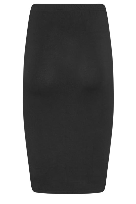 Petite Women's Black Tube Midi Skirt | PixieGirl 5
