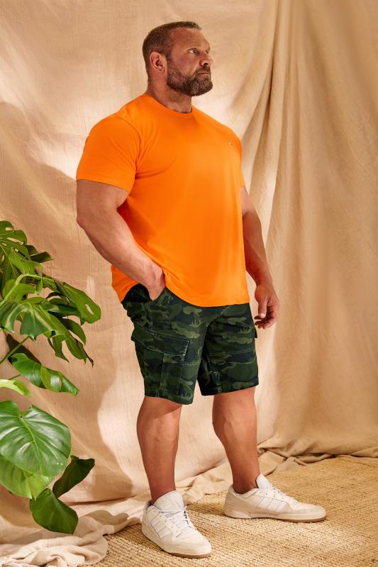 BadRhino Big & Tall Green Camo Cargo Shorts | BadRhino 1