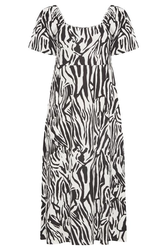 LIMITED COLLECTION Curve White Zebra Print Dress 6
