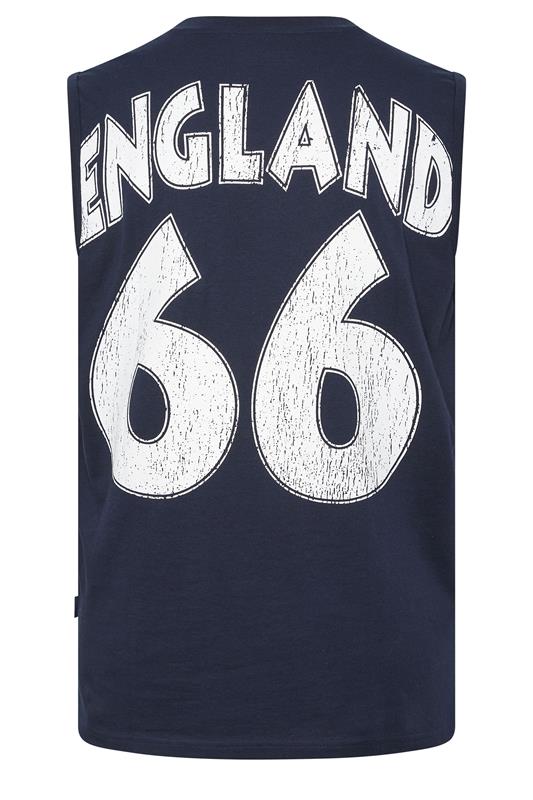 BadRhino Big & Tall Navy Blue Extra Long England 66 Vest | BadRhino 7