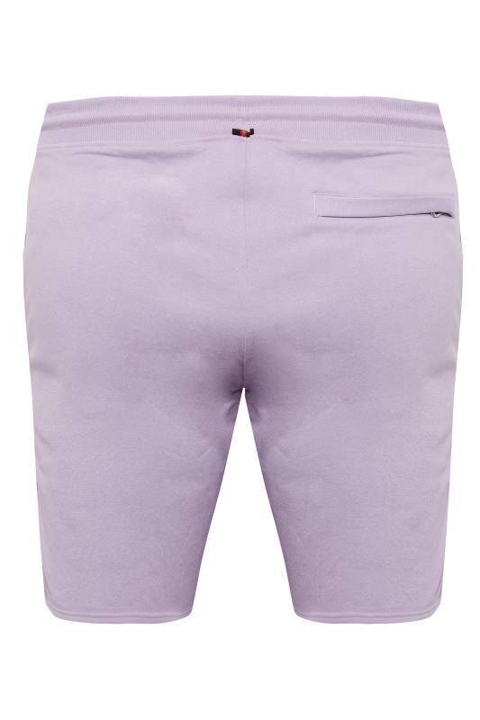 LUKE 1977 Big & Tall Purple Sweat Shorts | BadRhino 6