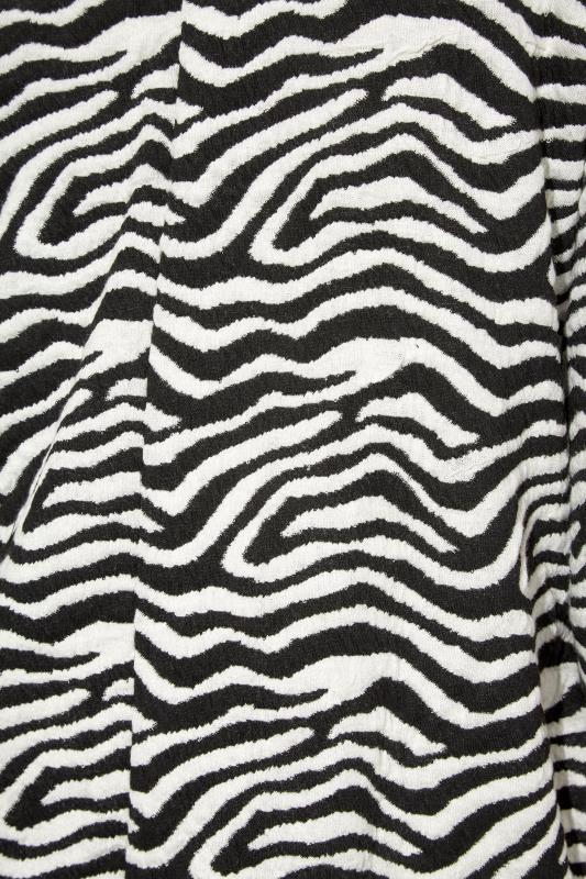 Black Zebra Print Longline Blazer_S.jpg
