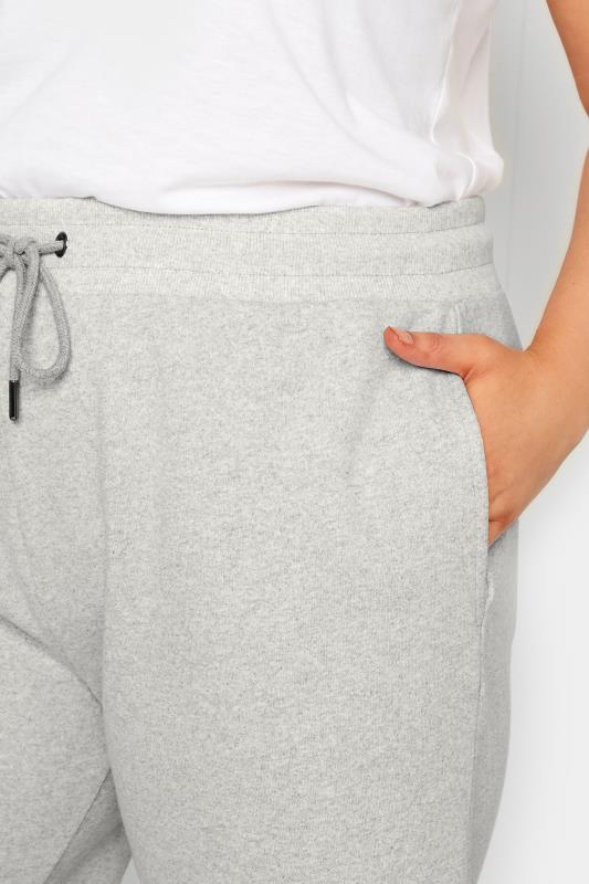 YOURS Grey Jogger Shorts | Yours Clothing 3