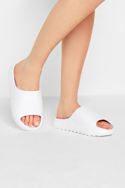 PixieGirl White Sliders In Standard Fit | PixieGirl 1