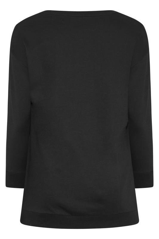 DISNEY Plus Size Black Micky & Minnie Sweatshirt | Yours Clothing 7