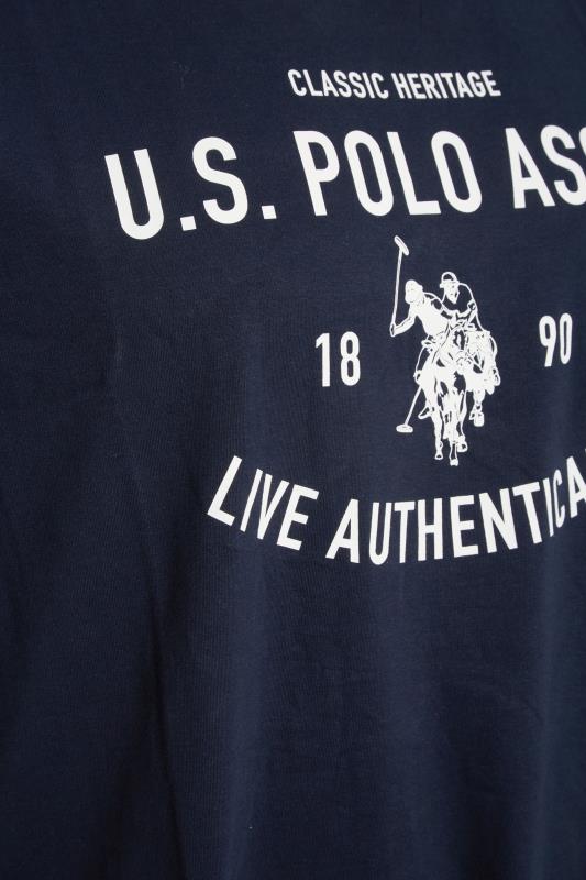 U.S. POLO ASSN. Big & Tall Navy Blue Classic Heritage T-Shirt 2