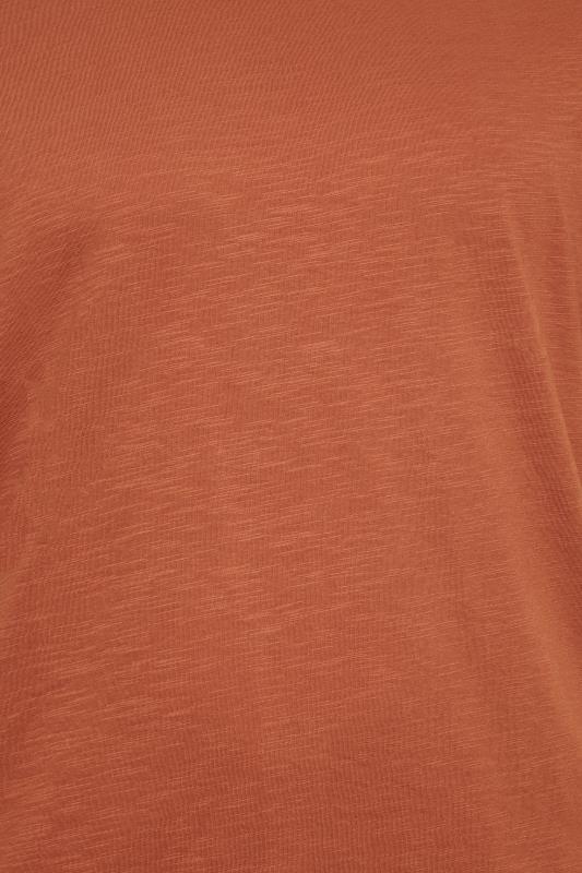 BadRhino Big & Tall Pecan Brown Slub T-Shirt | BadRhino 5