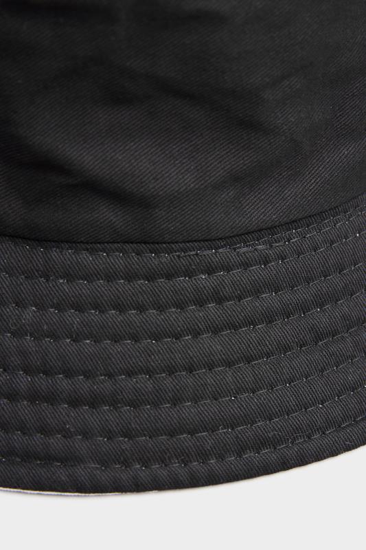 Black Reversible Bucket Hat 5