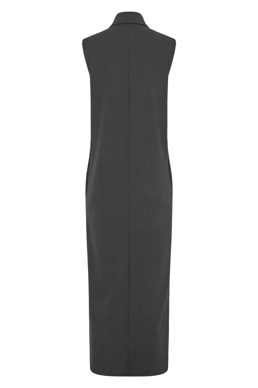 LTS Tall Women's Black Scuba Sleevless Longline Blazer | Long Tall Sally 7