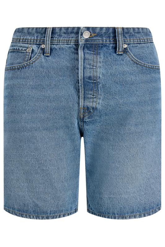 JACK & JONES Big & Tall Blue Cotton Shorts | BadRhino 2
