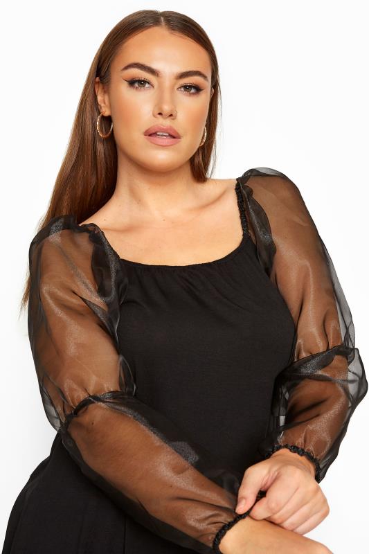 Organza Puff Long Sleeve 