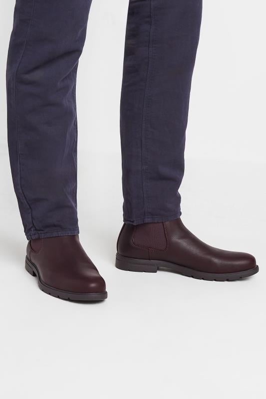 JACK & JONES Brown Faux Leather Chelsea Boot | BadRhino 1