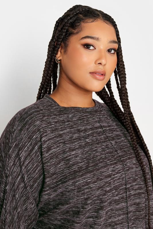 YOURS LUXURY Plus Size Grey Soft Touch Jumper | Yours Clothing 4