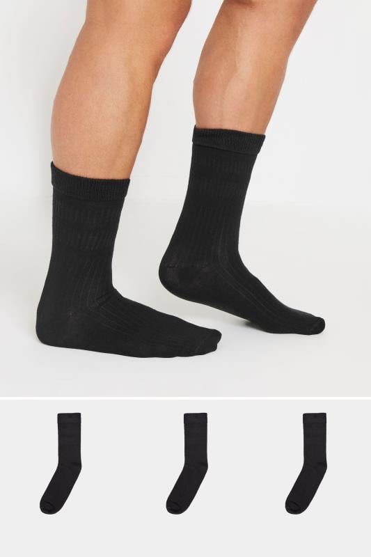 BadRhino Black 3 Pack Non Elastic Top Socks | BadRhino 1