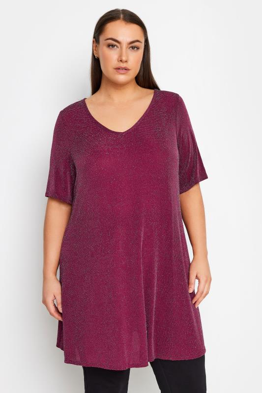 Sparkle Red Swing Tunic 1