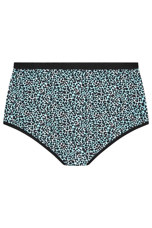 YOURSET 5 PACK Plus Size Blue Animal Star Full Briefs | Yours Clothing 7