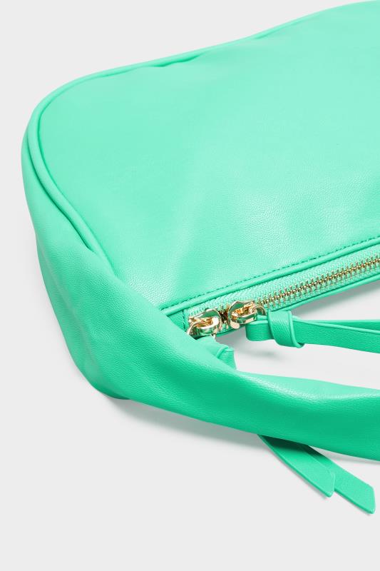 Bright Green Slouch Handle Bag | Yours Clothing 4