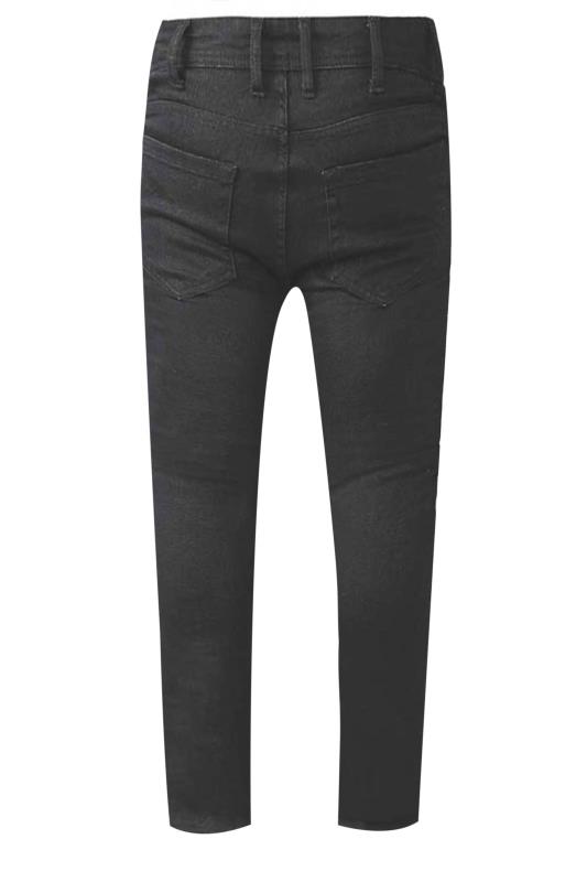 D555 Black Tapered Stretch Jeans | BadRhino 4