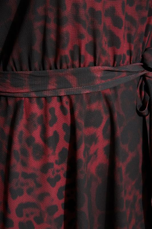 YOURS LONDON Red Leopard Print Midi Dress_S.jpg