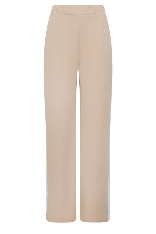 LTS Tall Women's Cream Side Stripe Wide Leg Trousers | Long Tall Sally 4