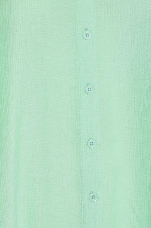 LIMITED COLLECTION Curve Mint Green Frill Blouse_Z.jpg