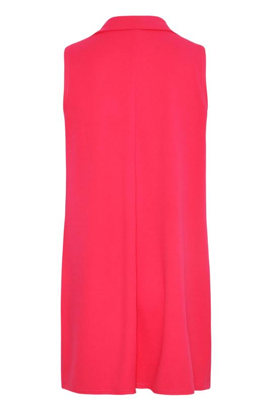 LIMITED COLLECTION Curve Hot Pink Button Front Sleeveless Blazer_Y.jpg