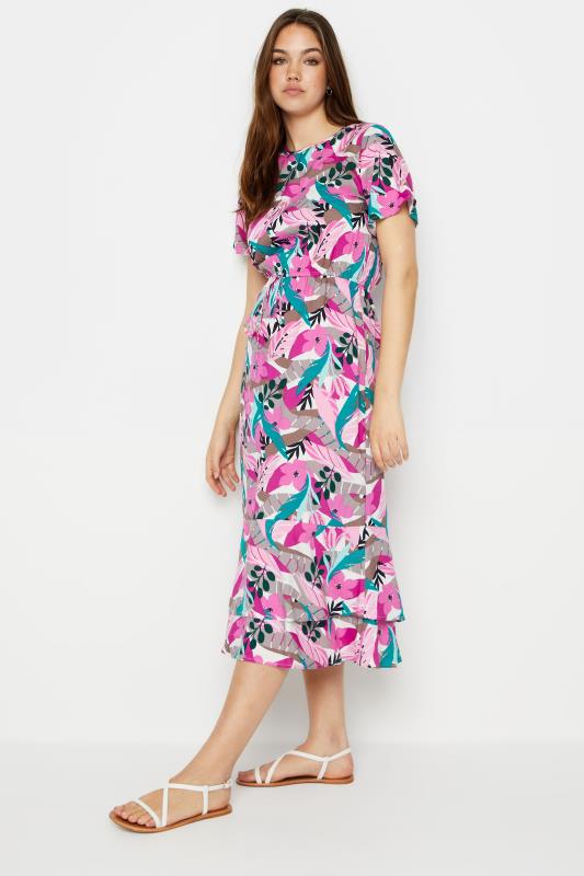 Tall  LTS Tall Pink Floral Print Maxi Dress