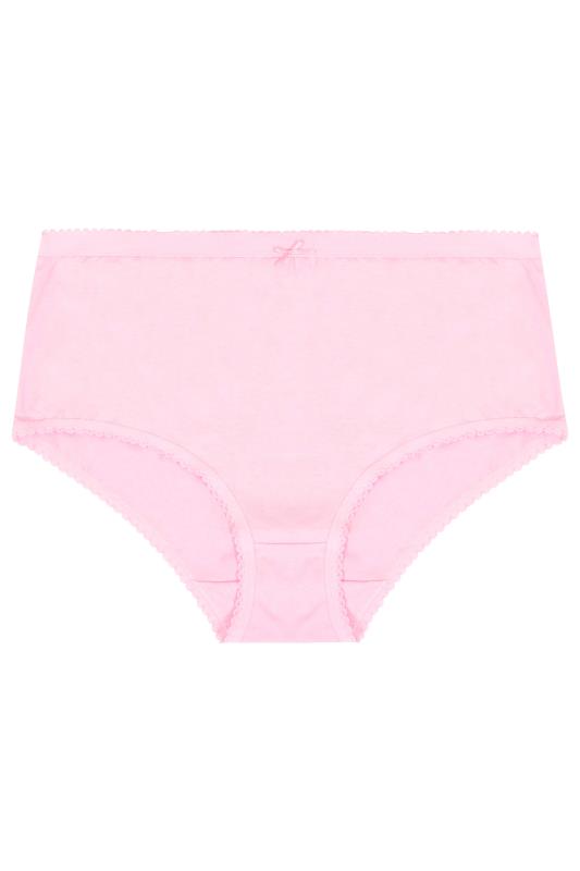 5 PACK Curve Plus Size Pink & Black Butterfly Full Briefs | Yours Clothing 4